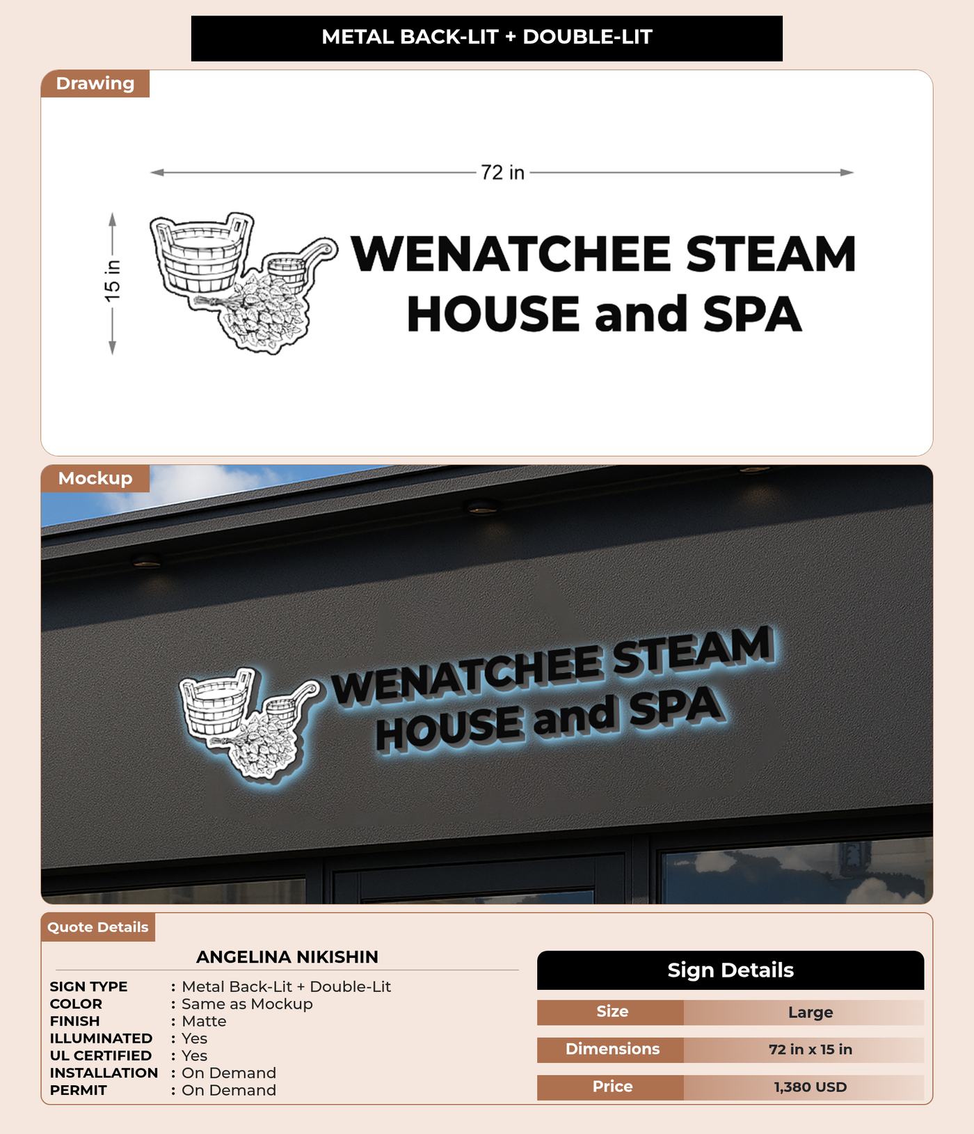 CUSTOM MOCKUP SIGN FOR Angelina Nikishin