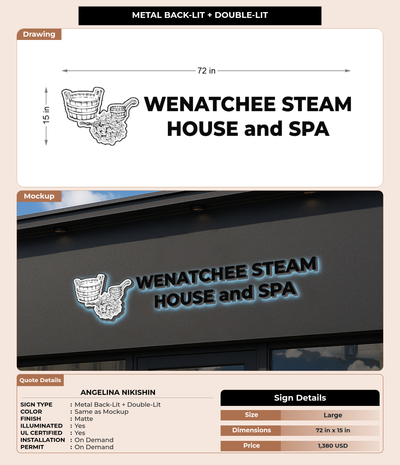 CUSTOM MOCKUP SIGN FOR Angelina Nikishin