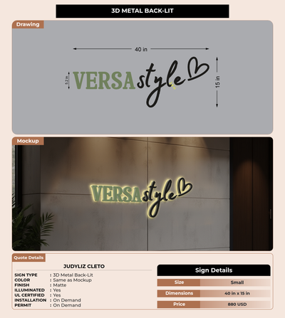 CUSTOM MOCKUP SIGN FOR Judyliz Cleto