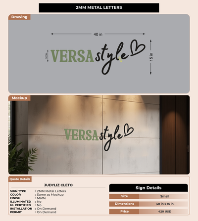 CUSTOM MOCKUP SIGN FOR Judyliz Cleto