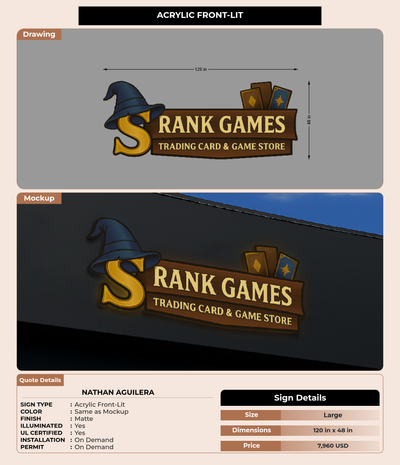 CUSTOM MOCKUP SIGN FOR Nathan Aguilera