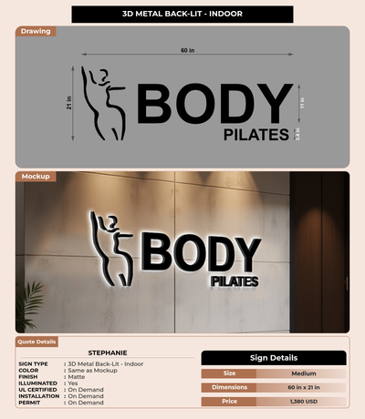 CUSTOM MOCKUP SIGN FOR Stephanie