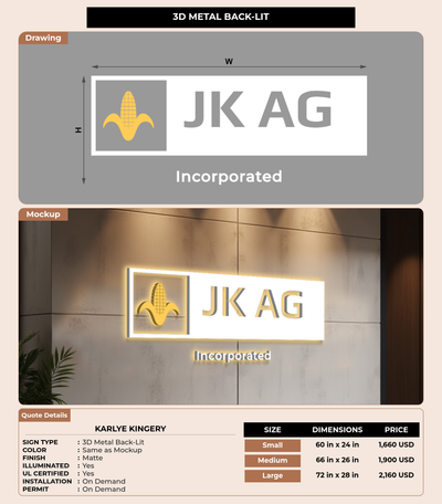 CUSTOM MOCKUP SIGN FOR Karlye Kingery
