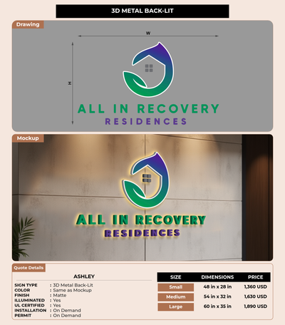 CUSTOM MOCKUP SIGN FOR Ashley