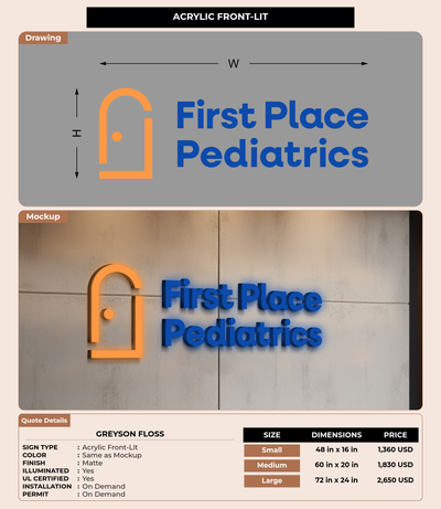 CUSTOM MOCKUP SIGN FOR Greyson Floss