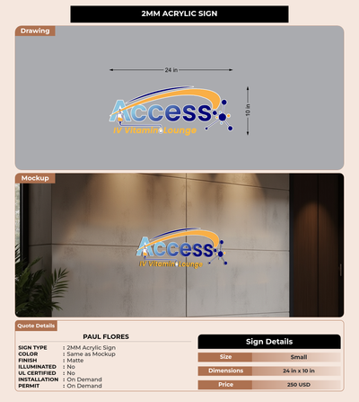 CUSTOM MOCKUP SIGN FOR Paul Flores
