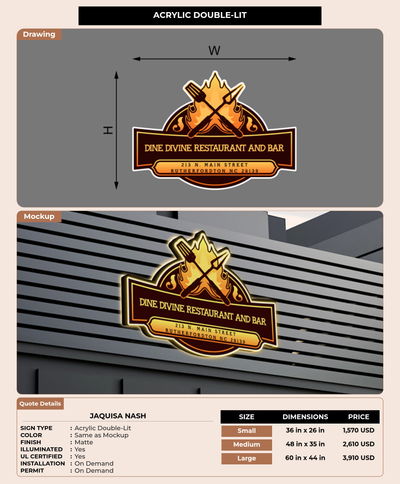 CUSTOM MOCKUP SIGN FOR JaQuisa Nash