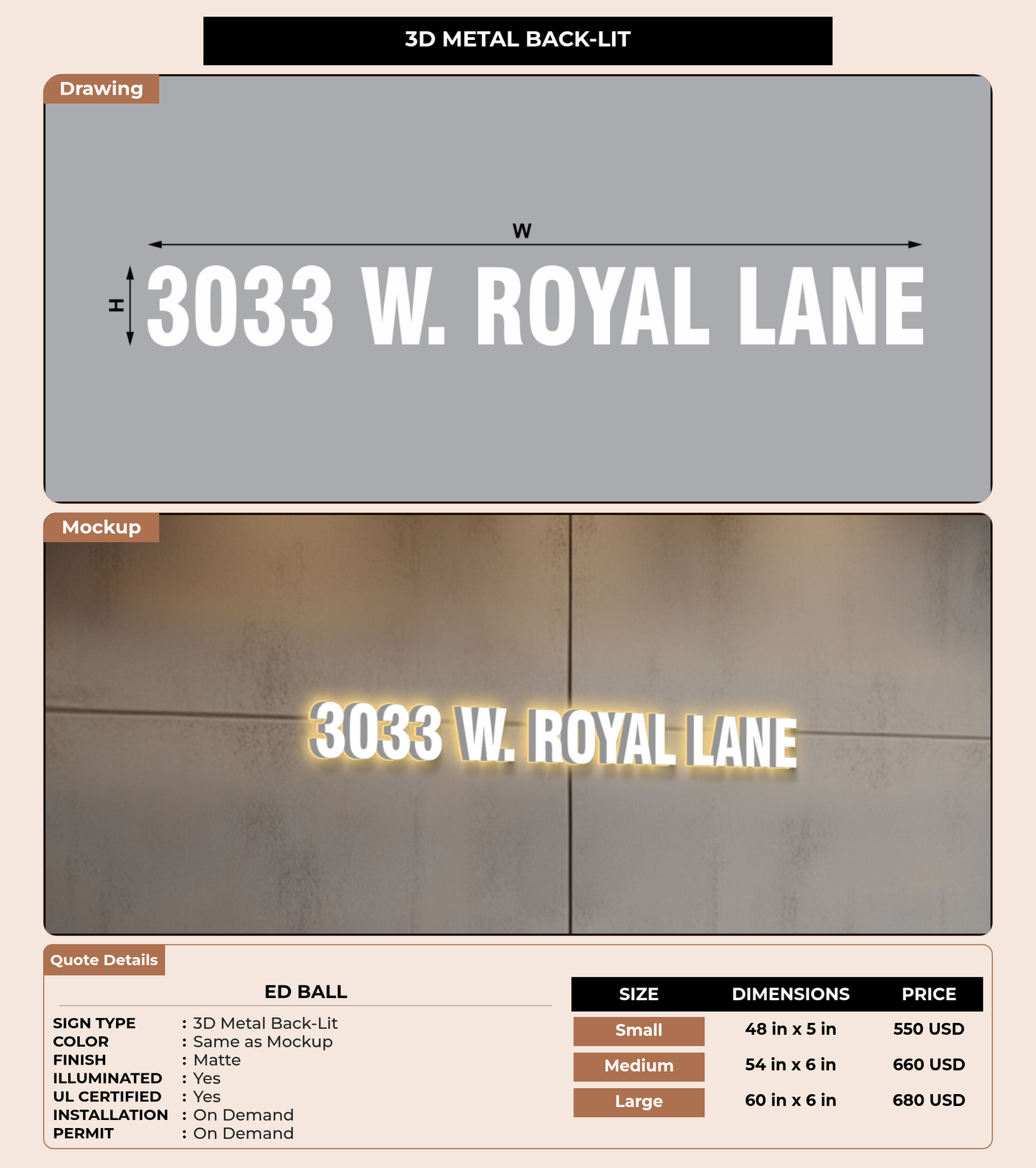 CUSTOM MOCKUP SIGN FOR Ed Ball
