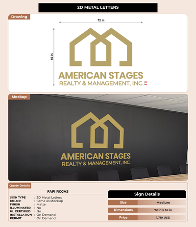 CUSTOM MOCKUP SIGN FOR Fafi Rojas