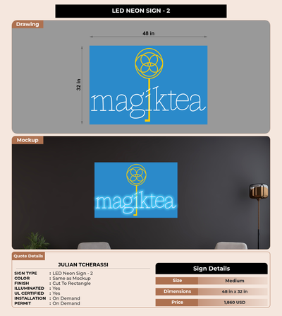 CUSTOM MOCKUP SIGN FOR Julian Tcherassi
