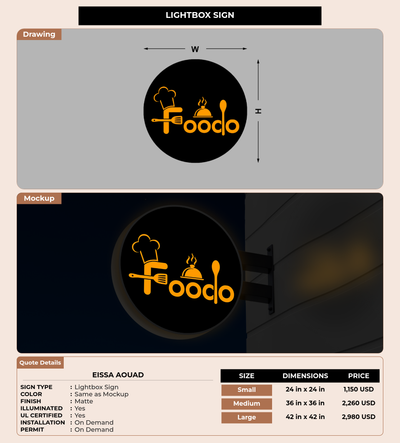 CUSTOM MOCKUP SIGN FOR Eissa aouad