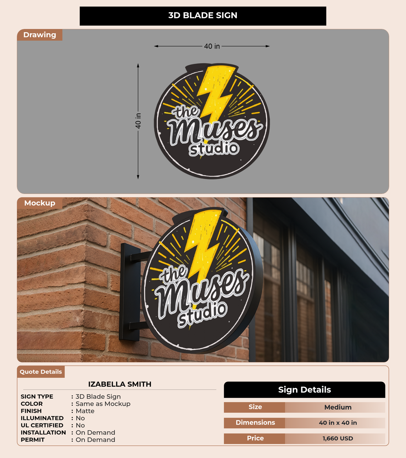 CUSTOM MOCKUP SIGN FOR izabella Smith
