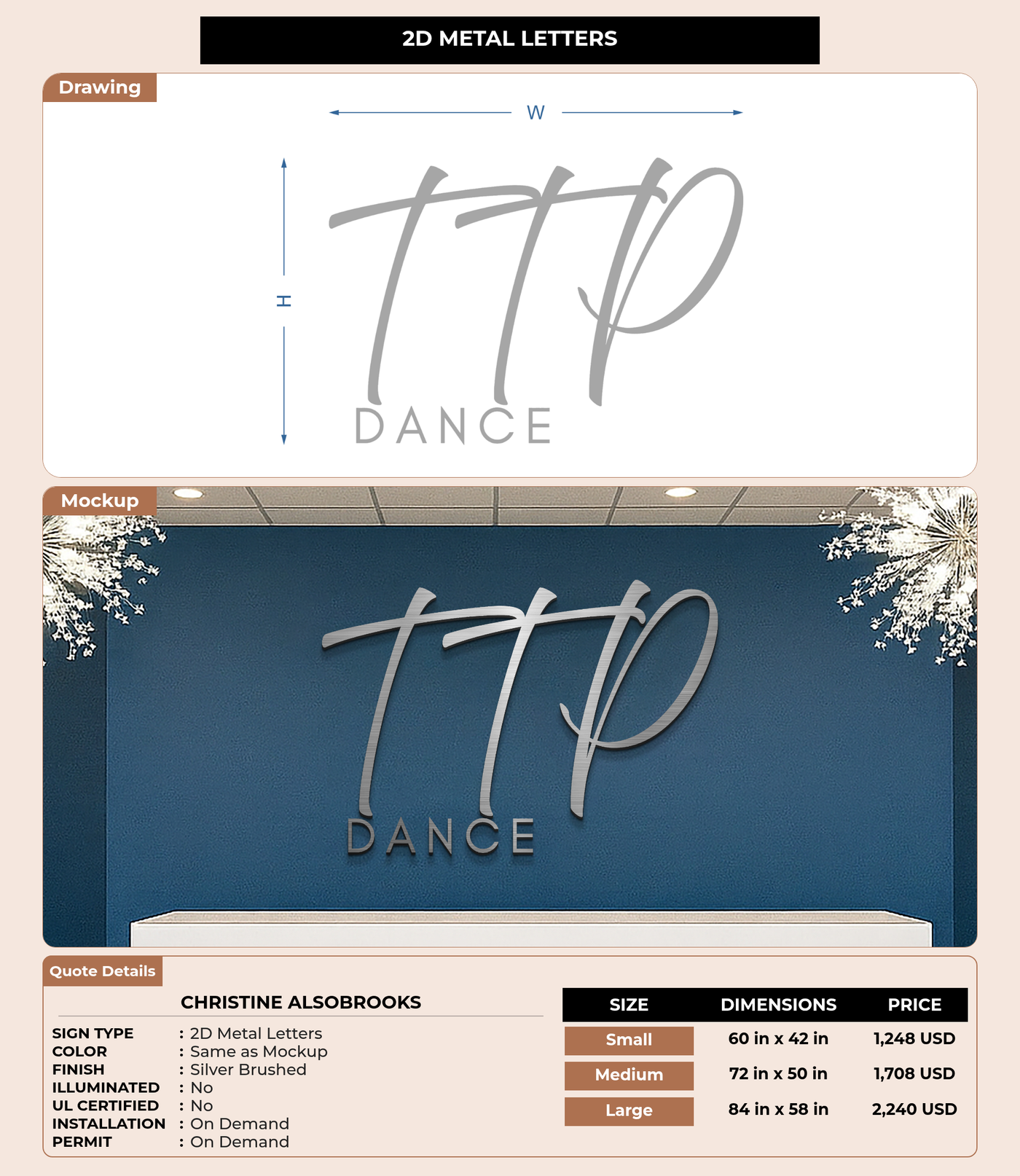 CUSTOM MOCKUP SIGN FOR christine alsobrooks
