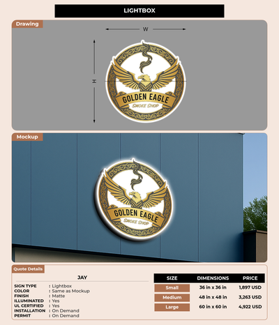 CUSTOM MOCKUP SIGN FOR Jay