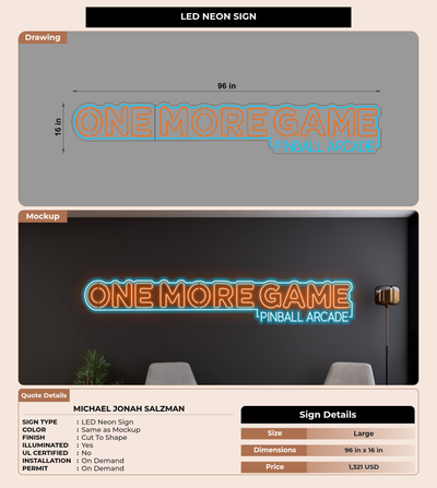 CUSTOM MOCKUP SIGN FOR Michael Jonah Salzman