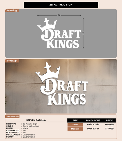 CUSTOM MOCKUP SIGN FOR Steven Padilla