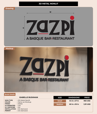 CUSTOM MOCKUP SIGN FOR Isabelle Bushman