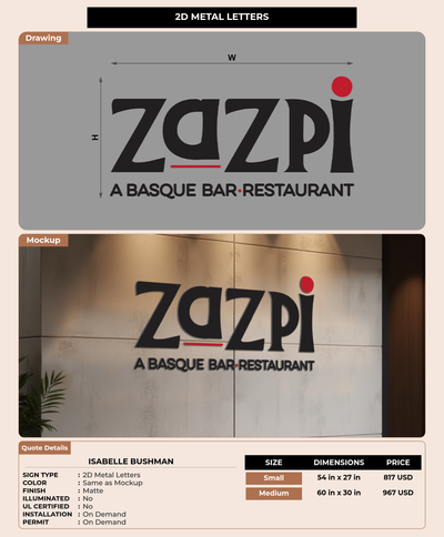 CUSTOM MOCKUP SIGN FOR Isabelle Bushman