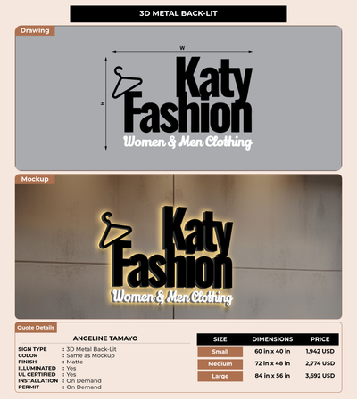 CUSTOM MOCKUP SIGN FOR angeline Tamayo