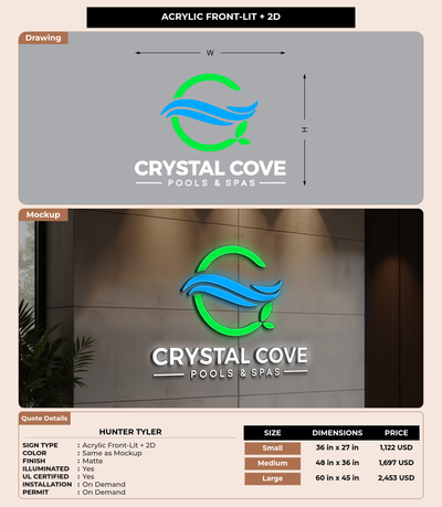 CUSTOM MOCKUP SIGN FOR Hunter Tyler