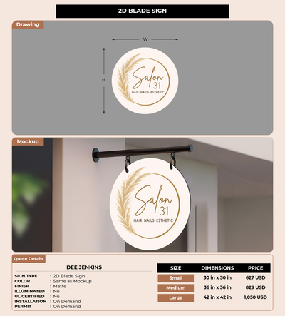 CUSTOM MOCKUP SIGN FOR Dee Jenkins