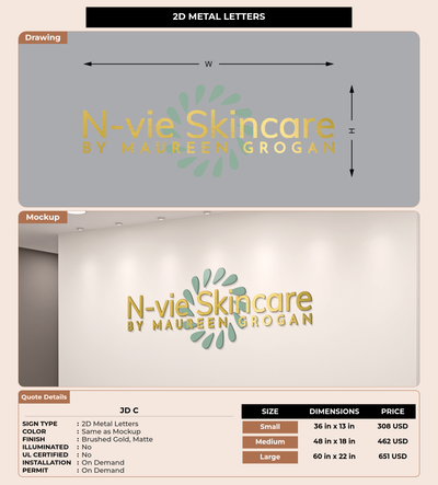 CUSTOM MOCKUP SIGN FOR JD C