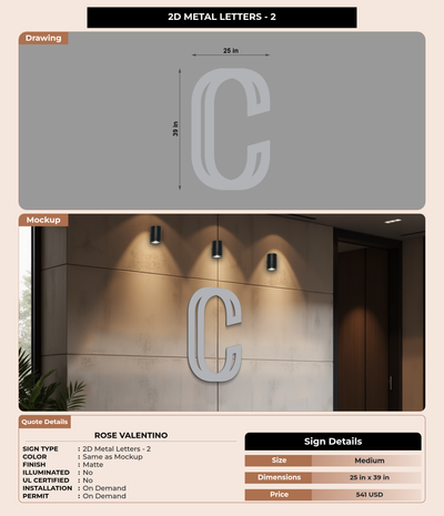 CUSTOM MOCKUP SIGN FOR Rose Valentino