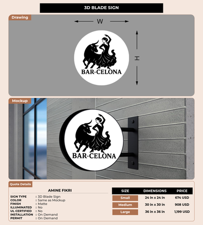 CUSTOM MOCKUP SIGN FOR Amine Fikri