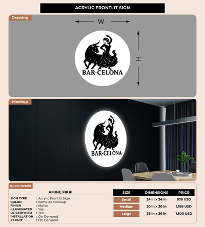 CUSTOM MOCKUP SIGN FOR Amine Fikri