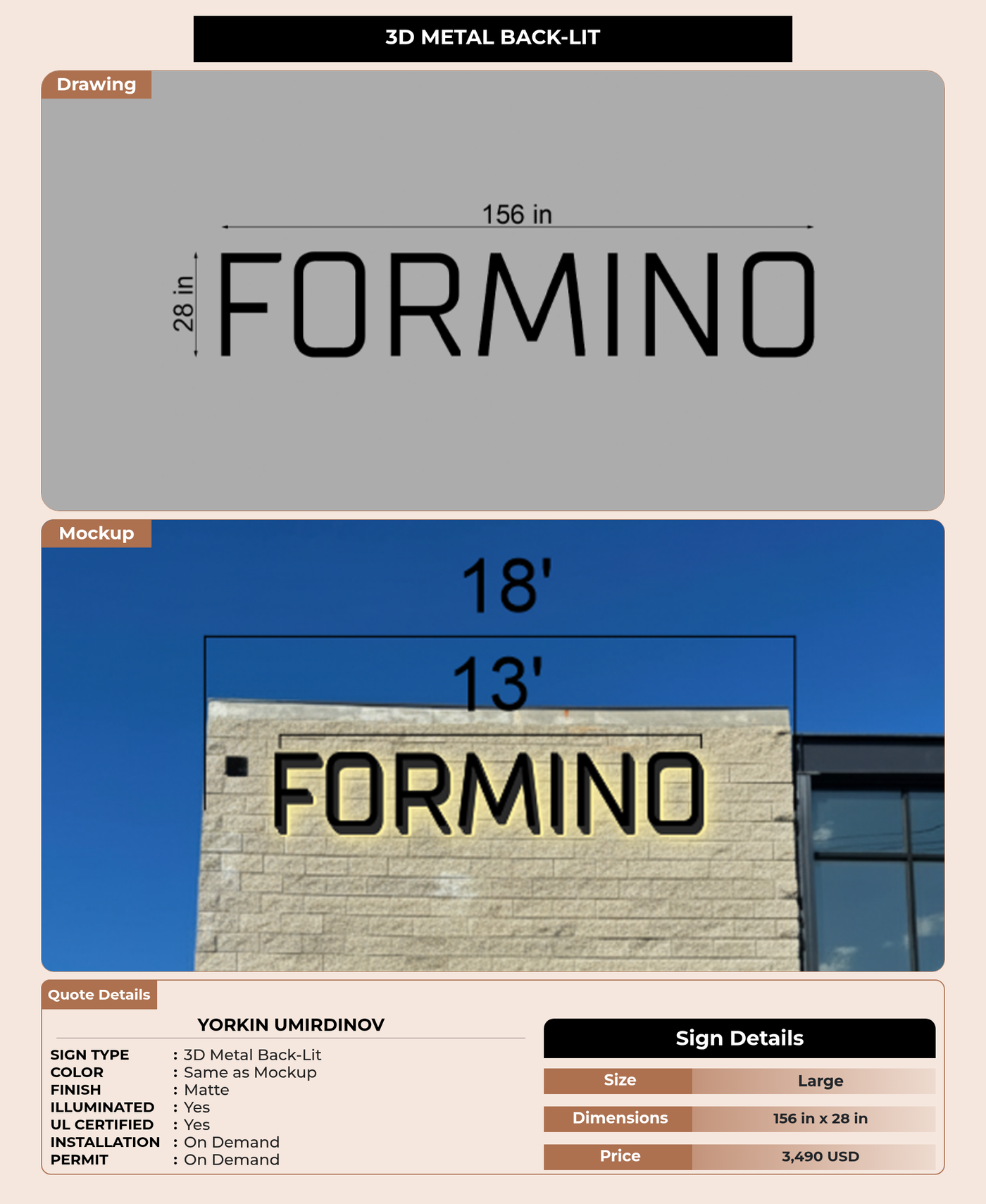 CUSTOM MOCKUP SIGN FOR Yorkin Umirdinov