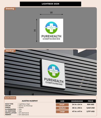 CUSTOM MOCKUP SIGN FOR Austin Murphy