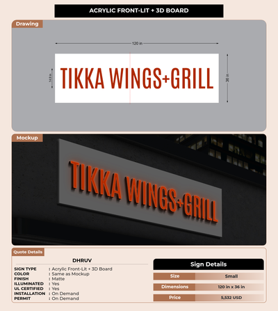 CUSTOM MOCKUP SIGN FOR Dhruv