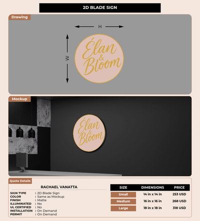 CUSTOM MOCKUP SIGN FOR Rachael Vanatta