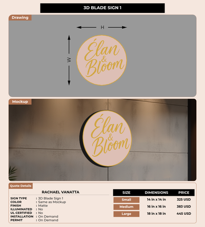 CUSTOM MOCKUP SIGN FOR Rachael Vanatta