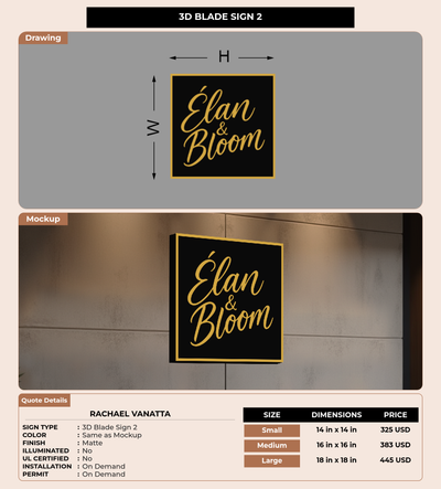 CUSTOM MOCKUP SIGN FOR Rachael Vanatta