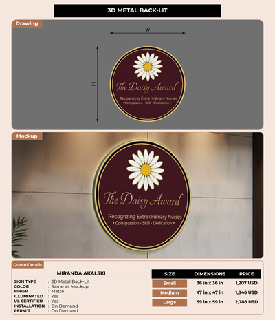 CUSTOM MOCKUP SIGN FOR Miranda Akalski