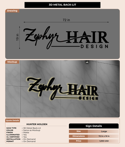 CUSTOM MOCKUP SIGN FOR Hunter Molden