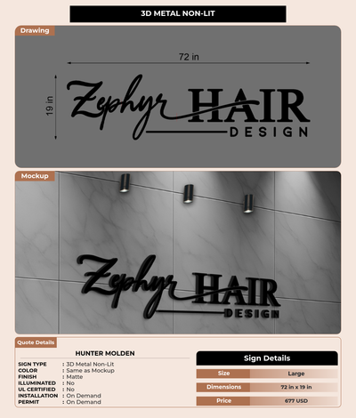 CUSTOM MOCKUP SIGN FOR Hunter Molden