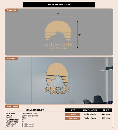 CUSTOM MOCKUP SIGN FOR Steve Baddley