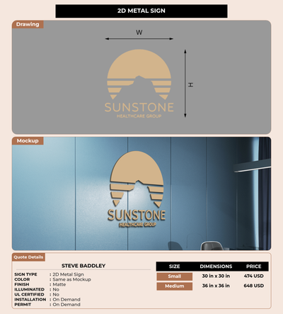 CUSTOM MOCKUP SIGN FOR Steve Baddley