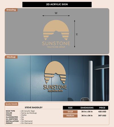 CUSTOM MOCKUP SIGN FOR Steve Baddley