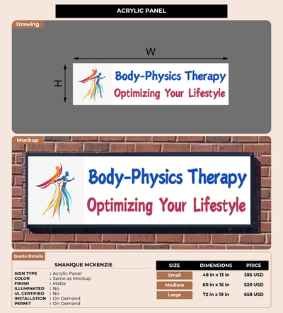 CUSTOM MOCKUP SIGN FOR Shanique McKenzie