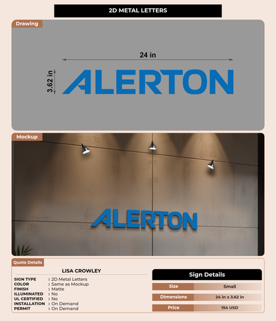 CUSTOM MOCKUP SIGN FOR Lisa Crowley