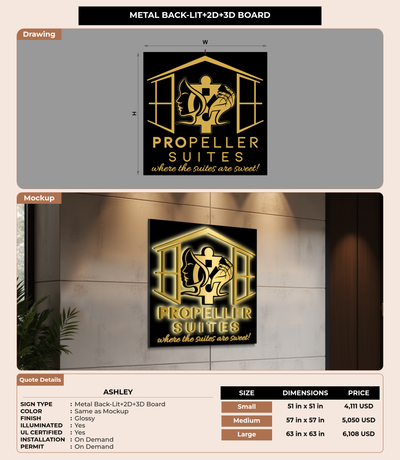 CUSTOM MOCKUP SIGN FOR Ashley