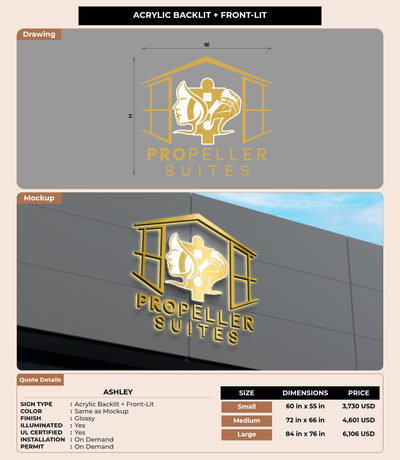 CUSTOM MOCKUP SIGN FOR Ashley