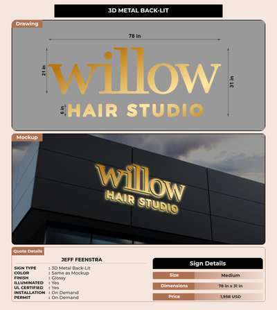 CUSTOM MOCKUP SIGN FOR Jeff Feenstra