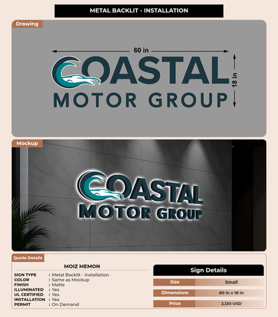 CUSTOM MOCKUP SIGN FOR Moiz Memon