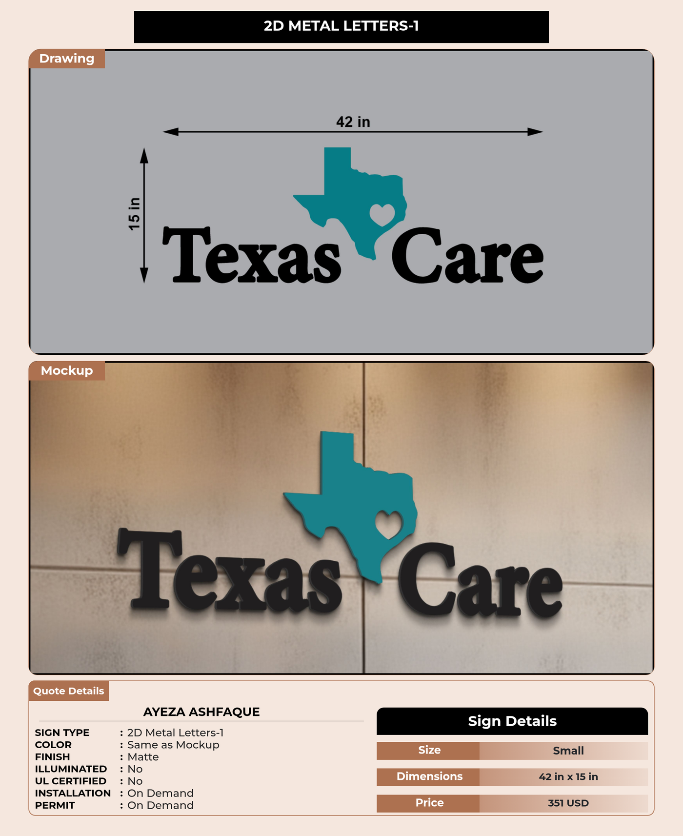 CUSTOM MOCKUP SIGN FOR Ayeza Ashfaque