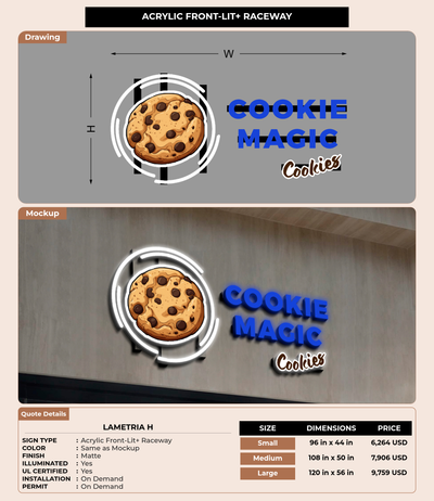 CUSTOM MOCKUP SIGN FOR Lametria H