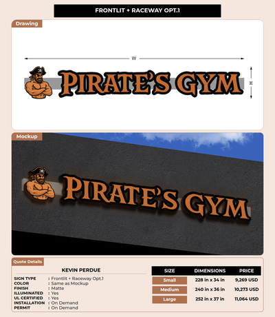 CUSTOM MOCKUP SIGN FOR Kevin Perdue